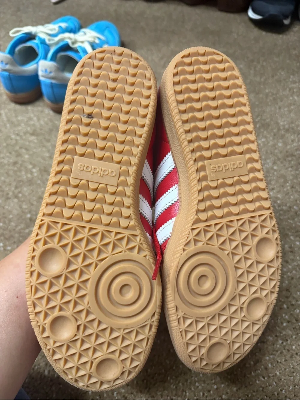 adidas Samba Athletic Shoes - Red/White
